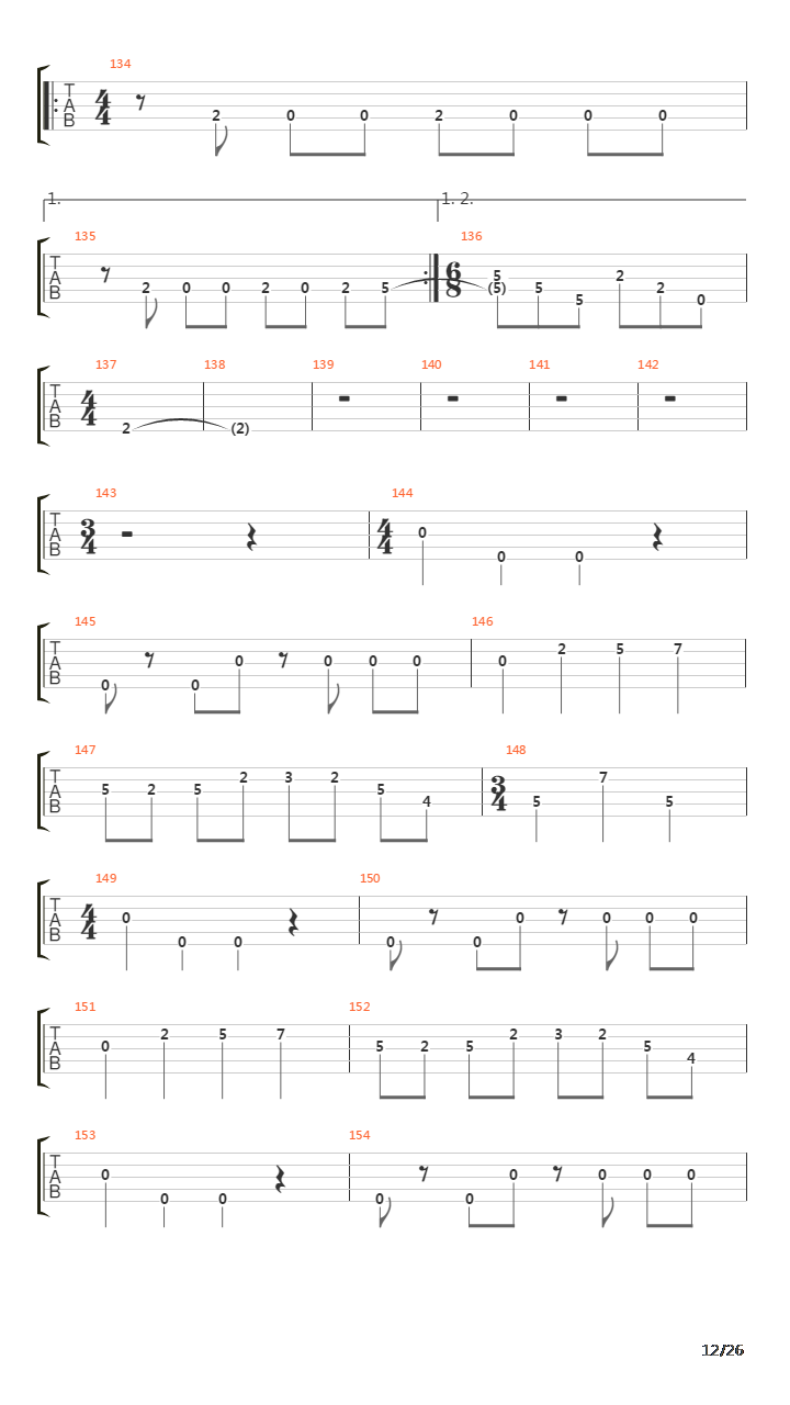 The Beginning吉他谱