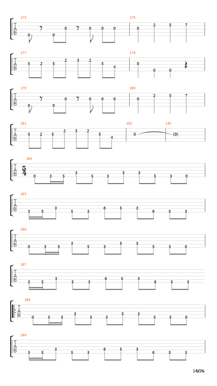 The Beginning吉他谱
