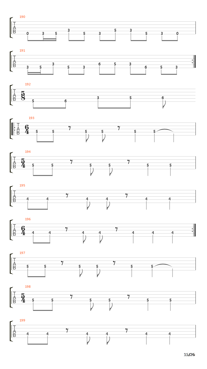 The Beginning吉他谱