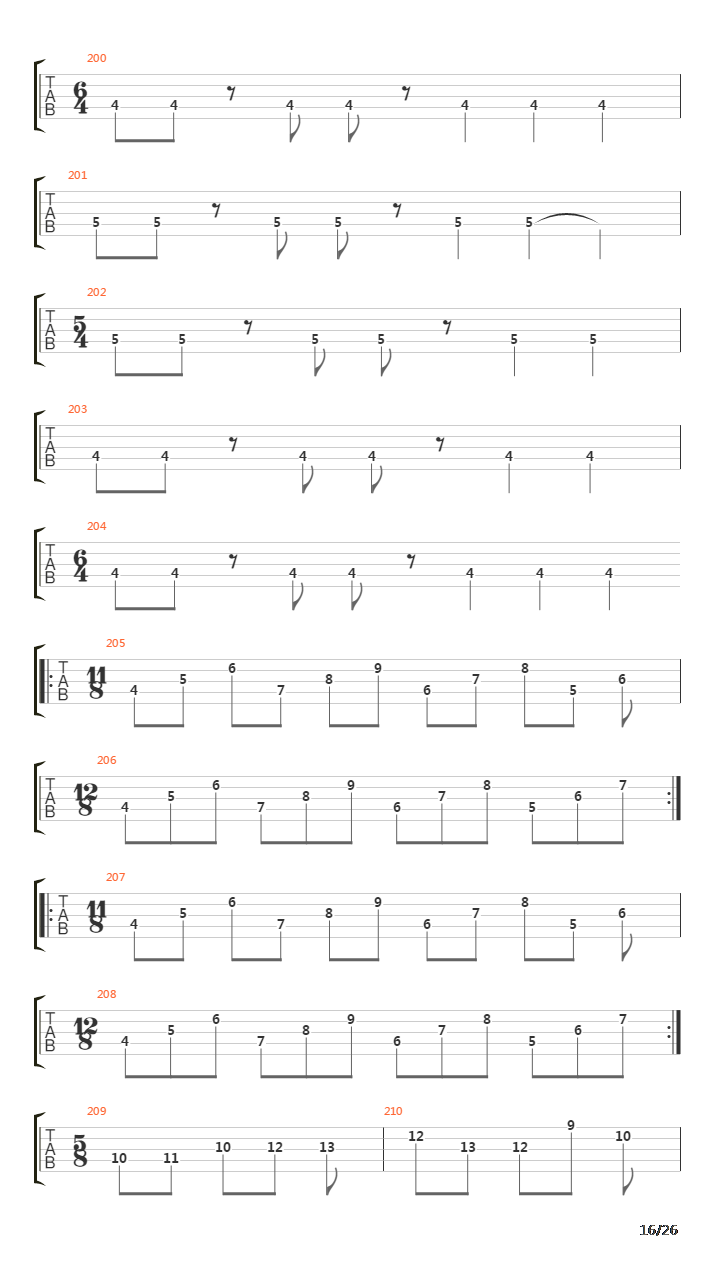 The Beginning吉他谱