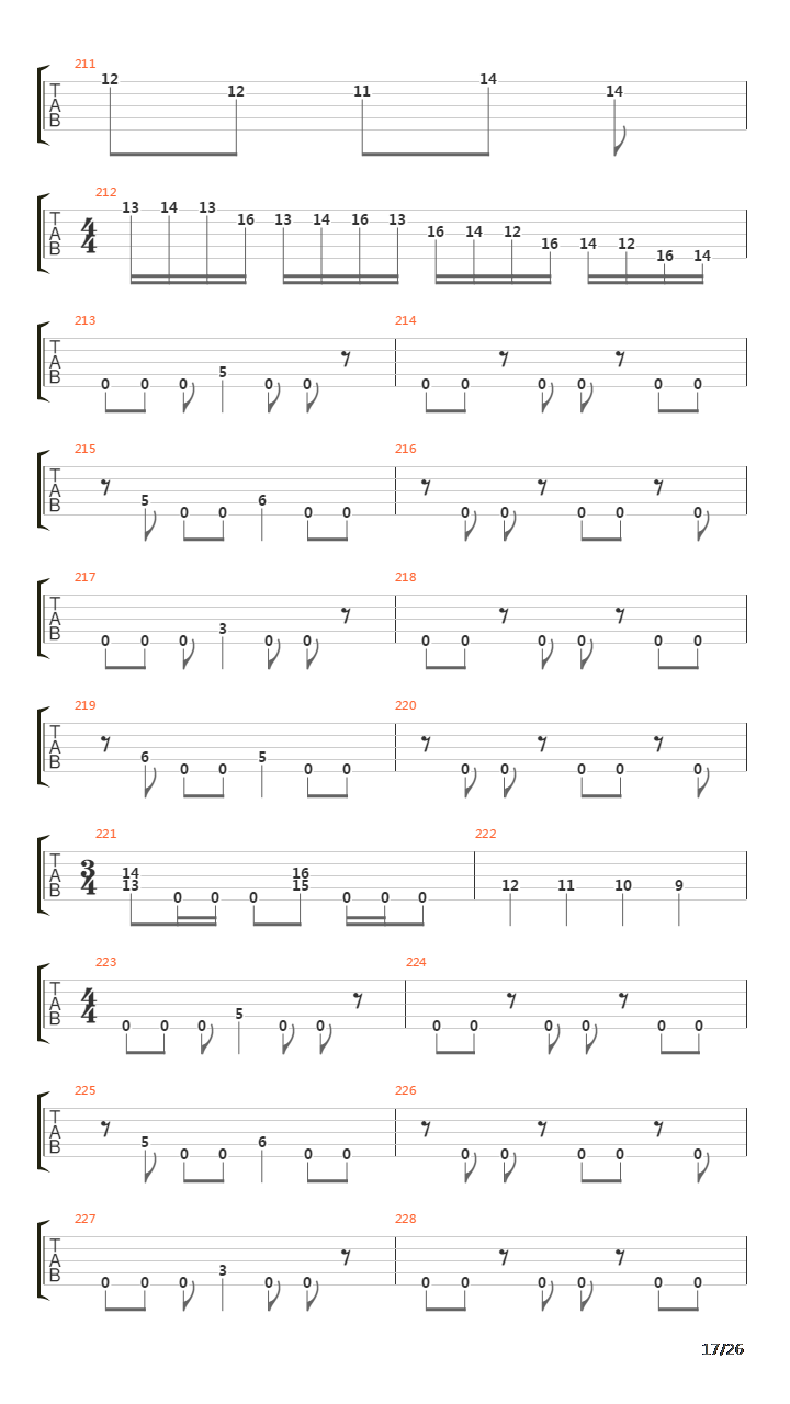 The Beginning吉他谱