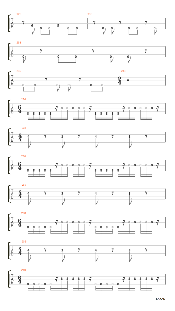 The Beginning吉他谱