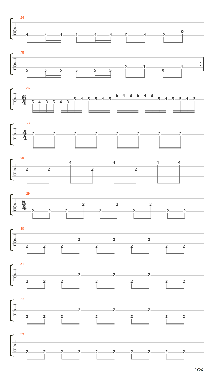 The Beginning吉他谱