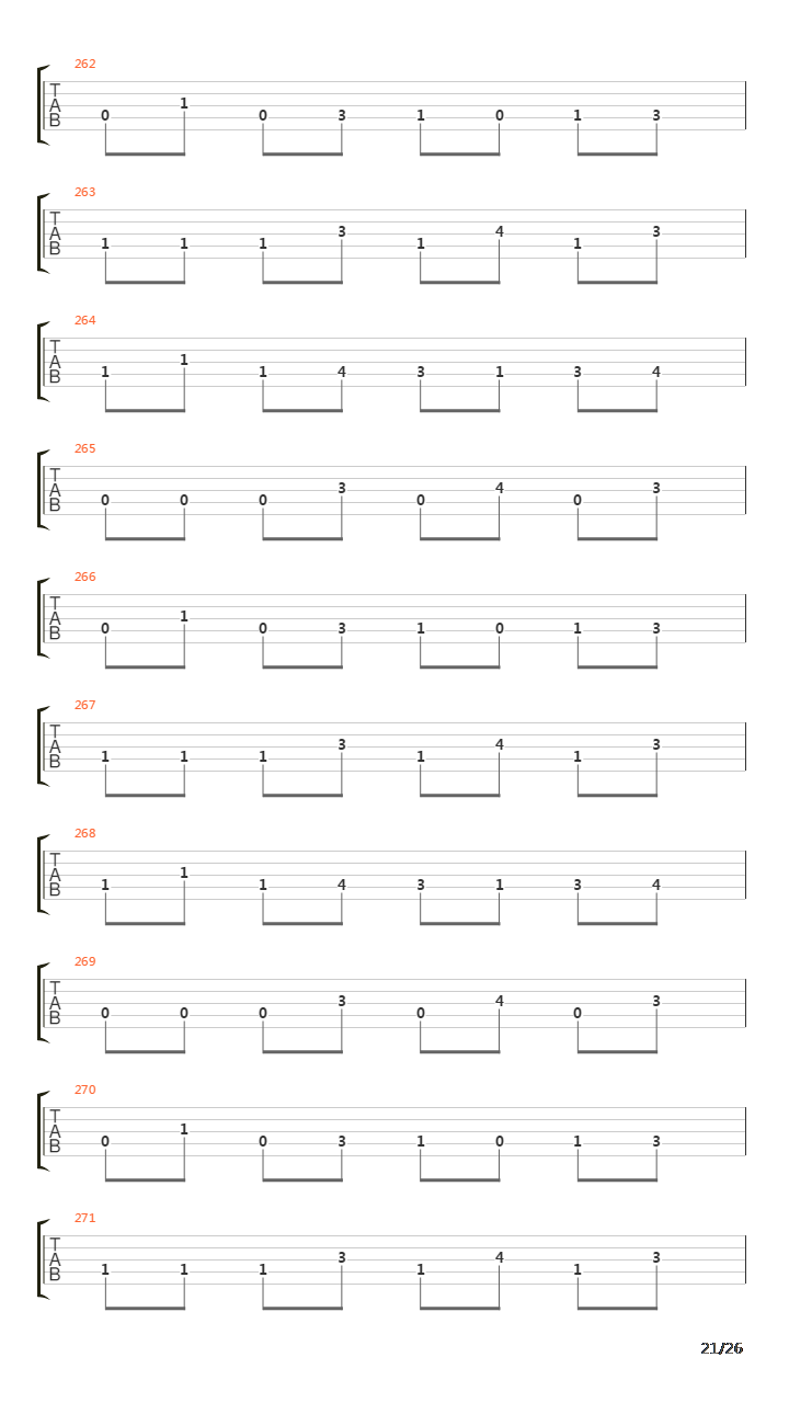 The Beginning吉他谱