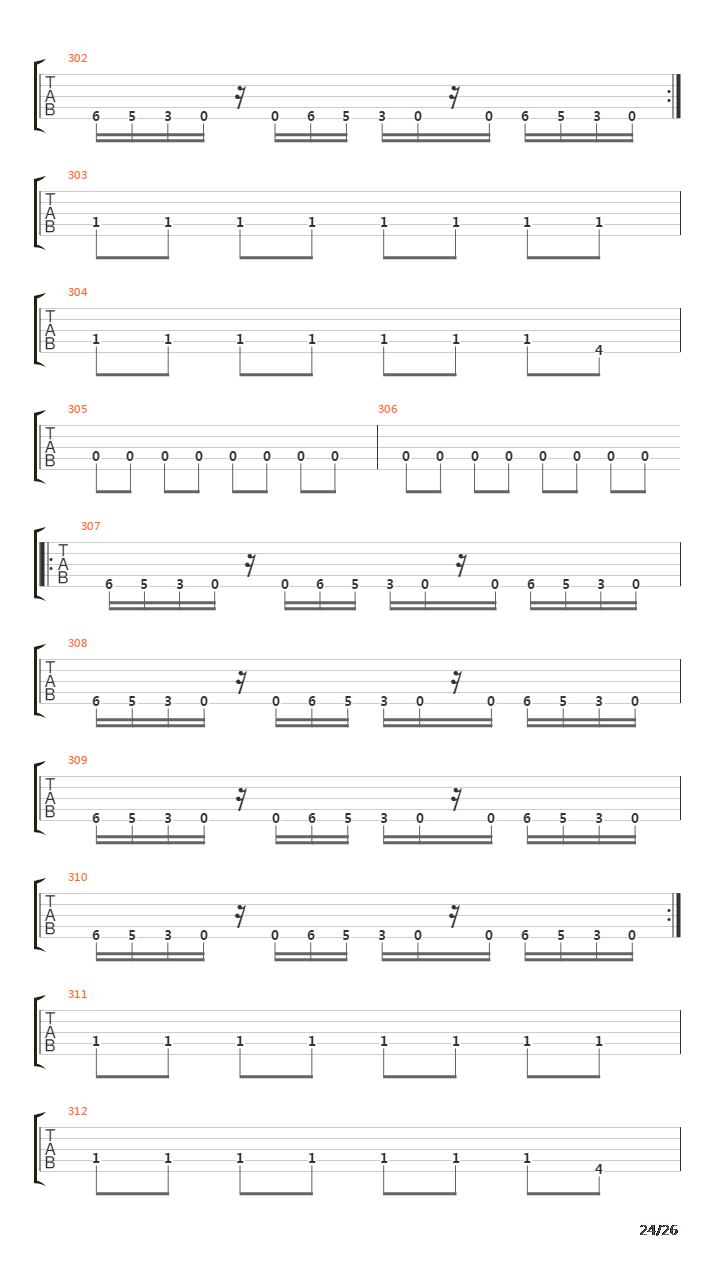 The Beginning吉他谱