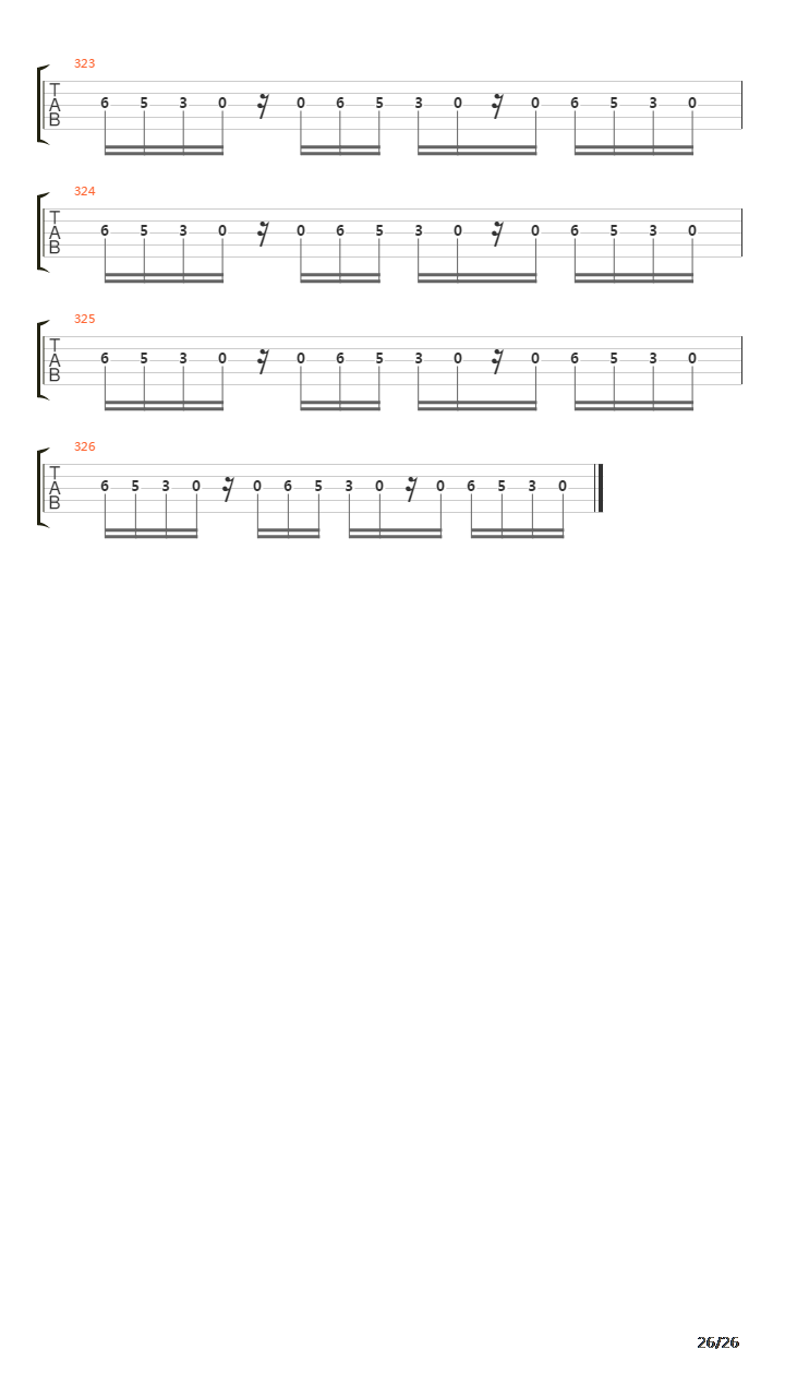 The Beginning吉他谱