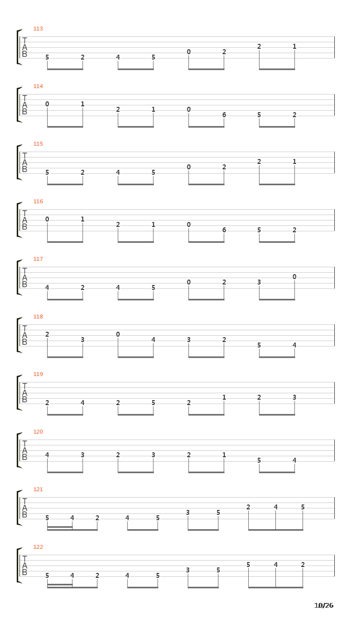The Beginning吉他谱