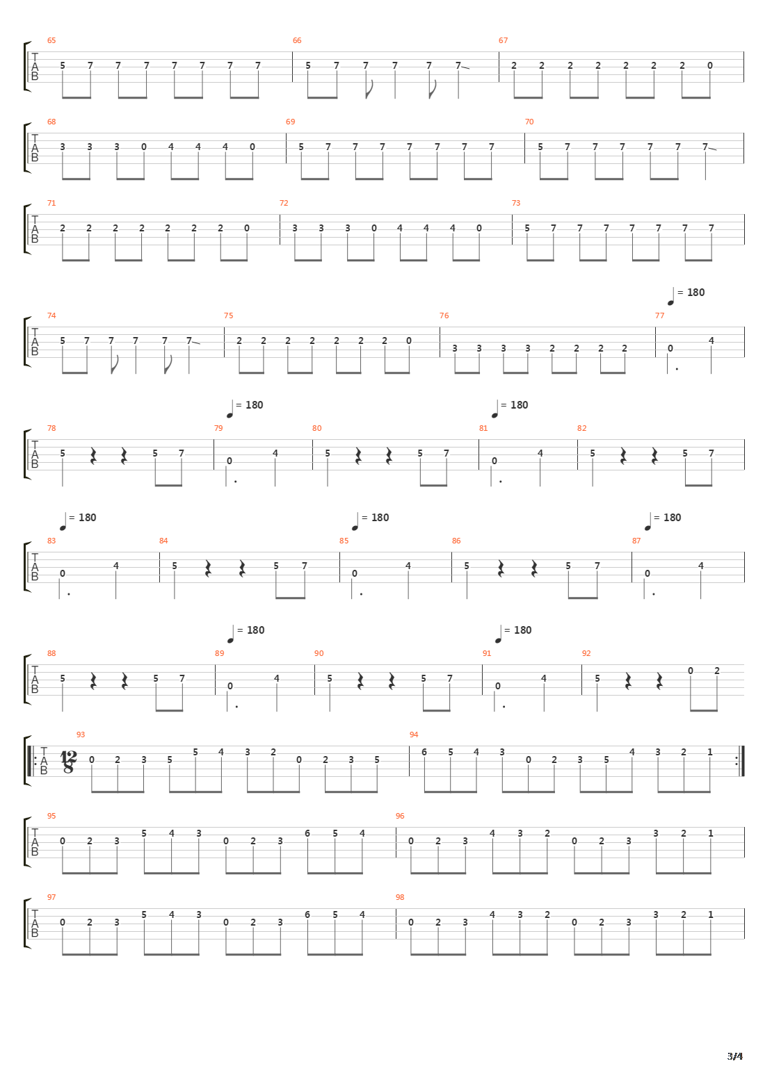 Time Lapse吉他谱