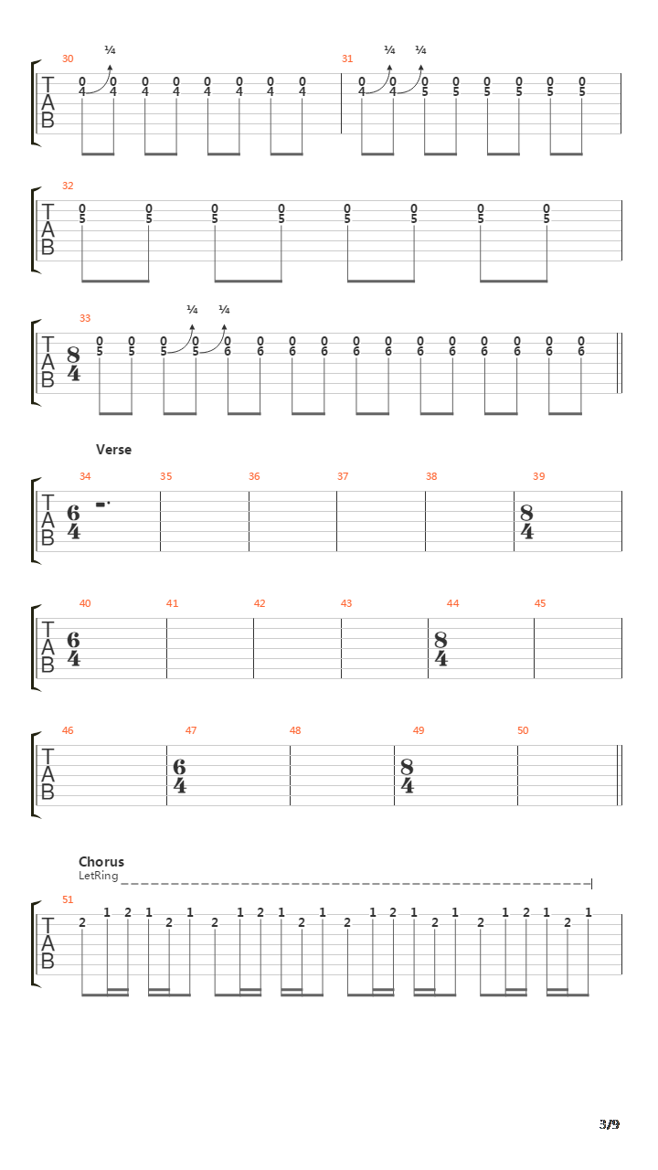 Arms Of The Sea吉他谱
