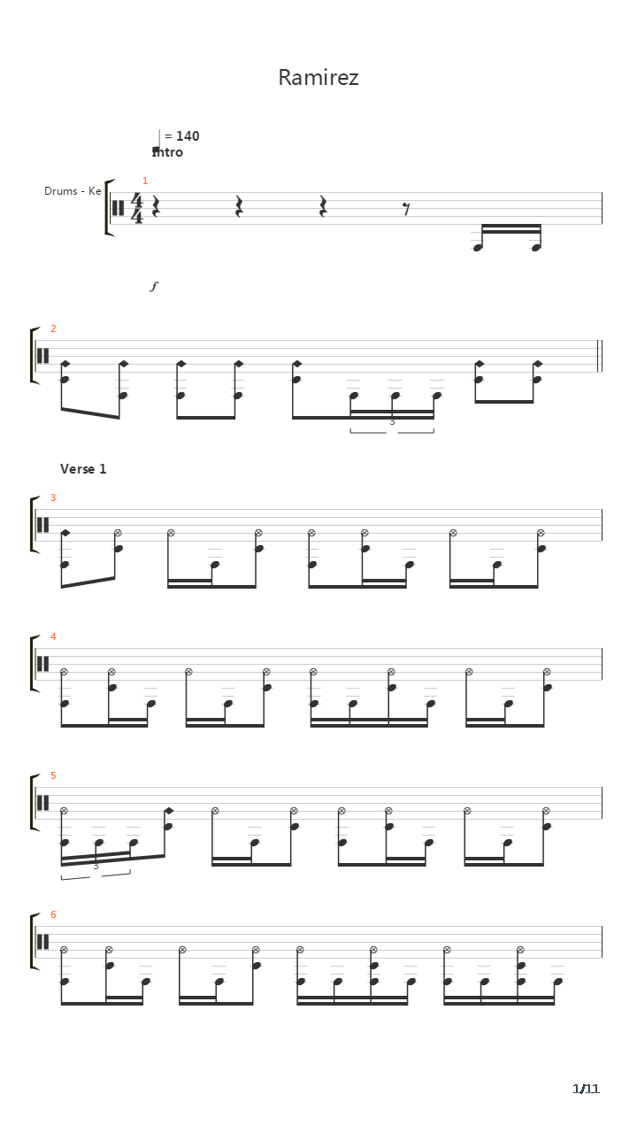 Ramirez吉他谱
