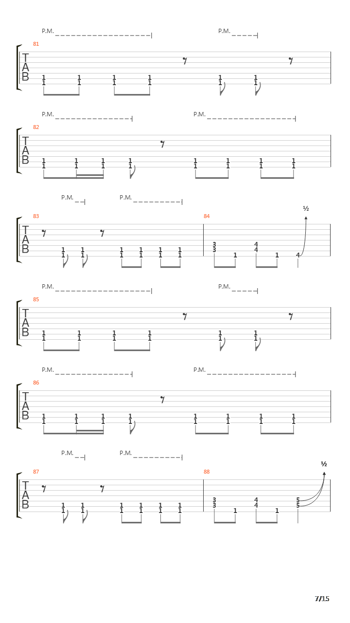 The Hills Have Eyes吉他谱
