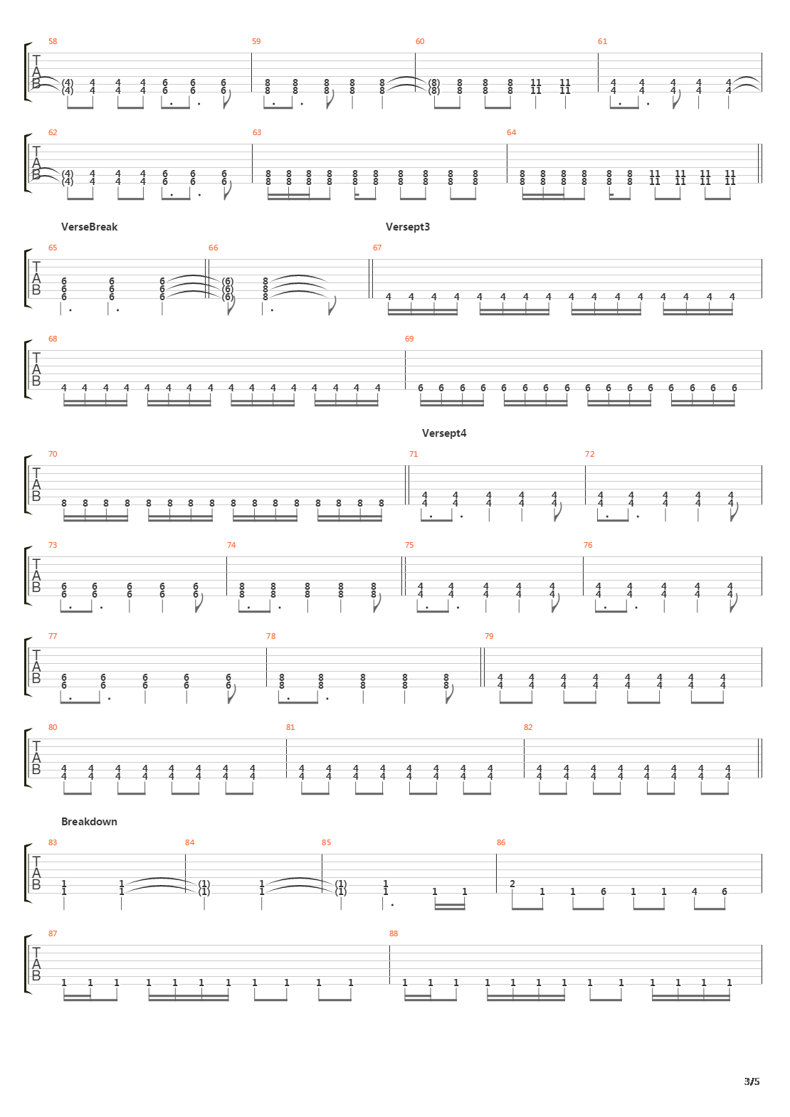 Life Underground吉他谱