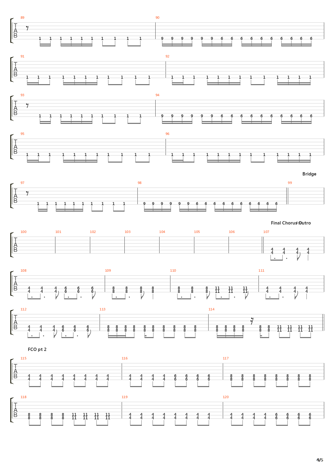 Life Underground吉他谱