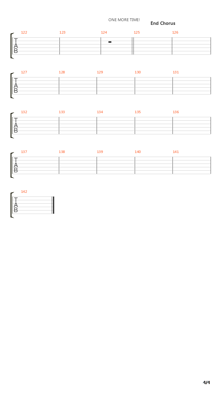 Open Letter吉他谱