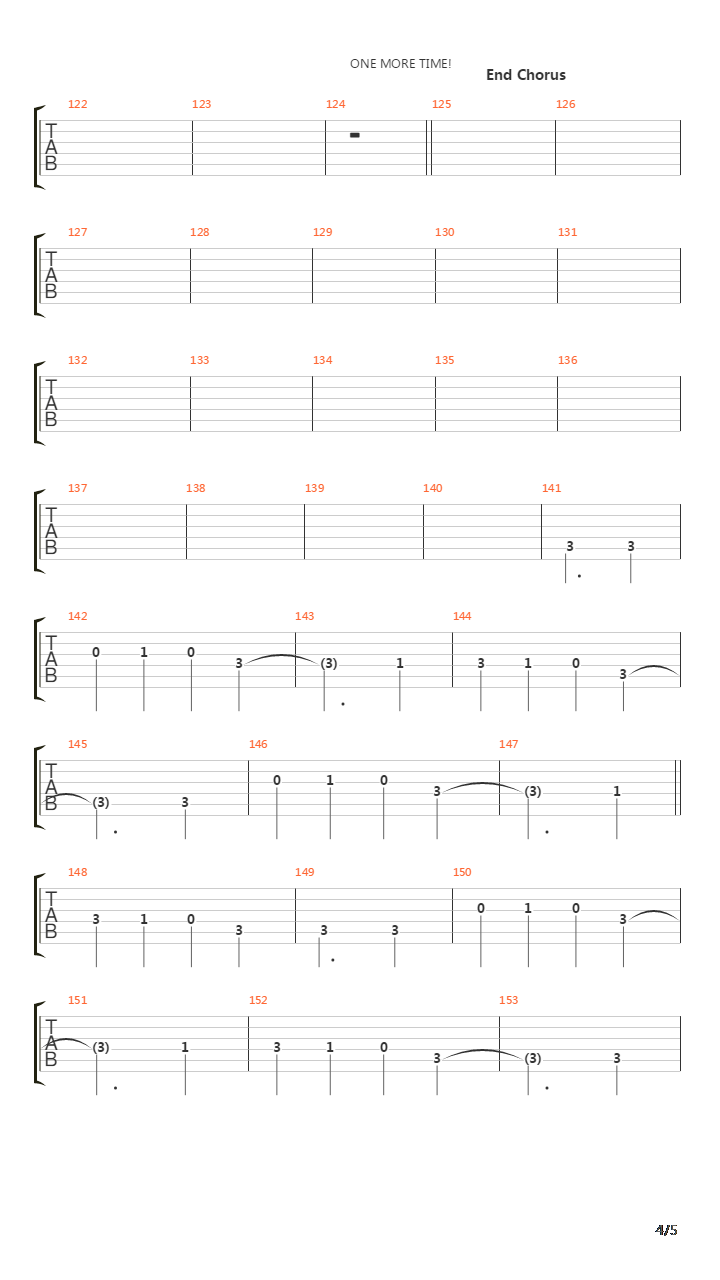 Open Letter吉他谱