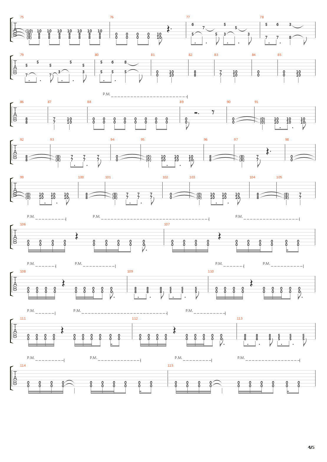 Stairway To Hell吉他谱