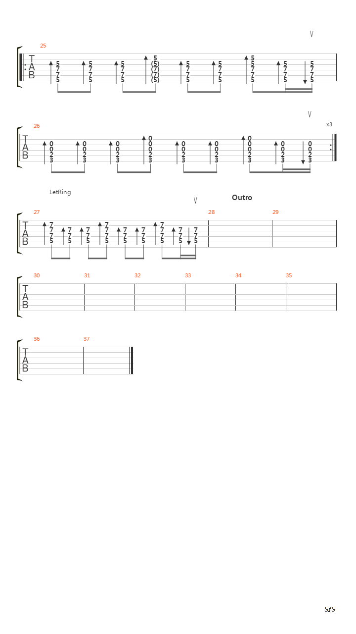 Epilogue吉他谱