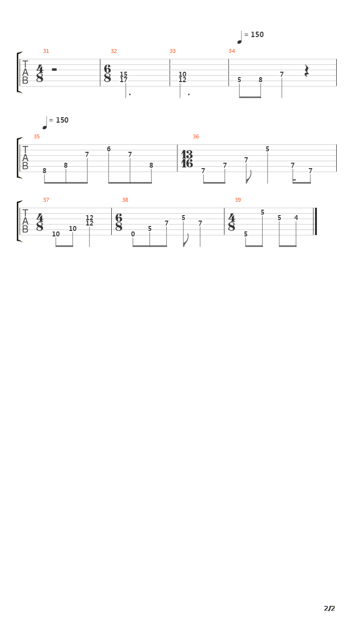 Solace吉他谱