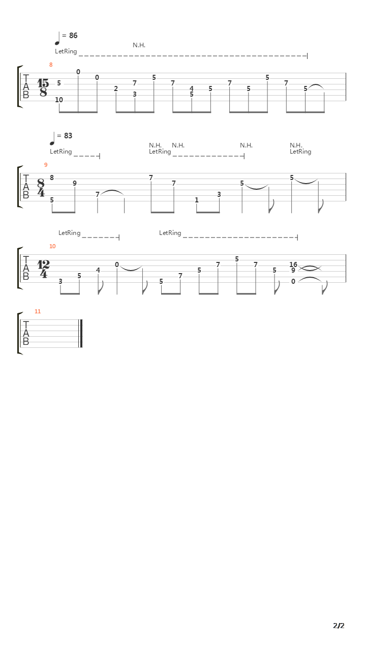 The Echo Verses吉他谱