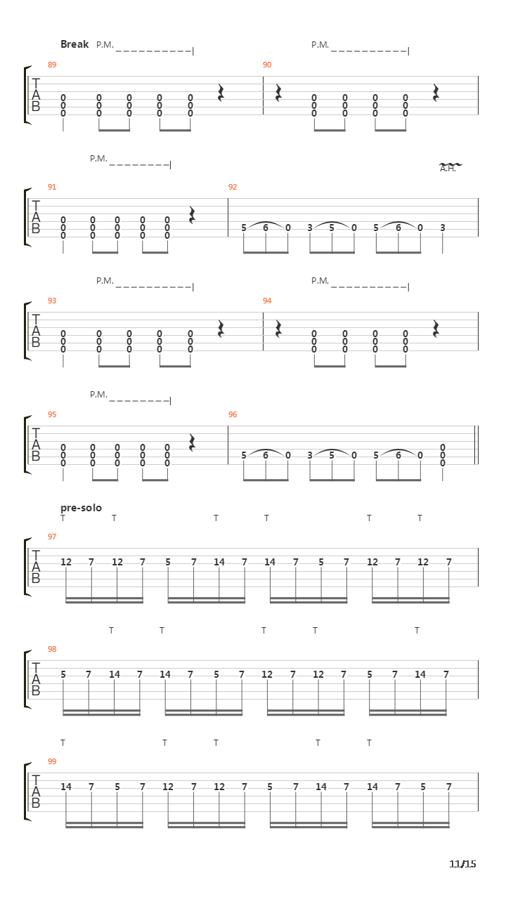 Decay吉他谱