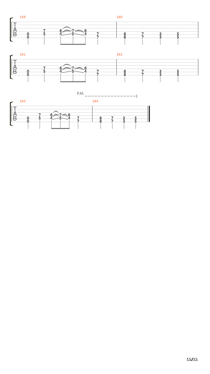 Decay吉他谱
