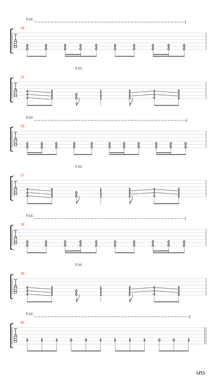 Decay吉他谱