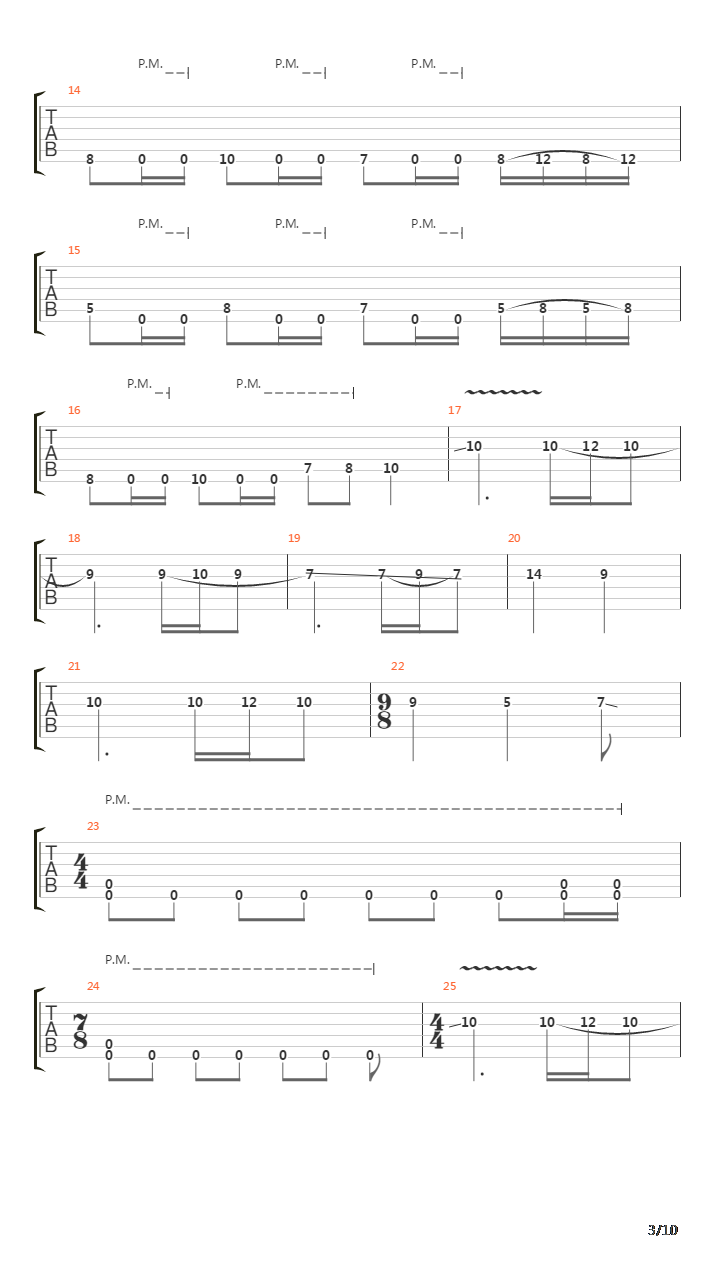 Ghost吉他谱