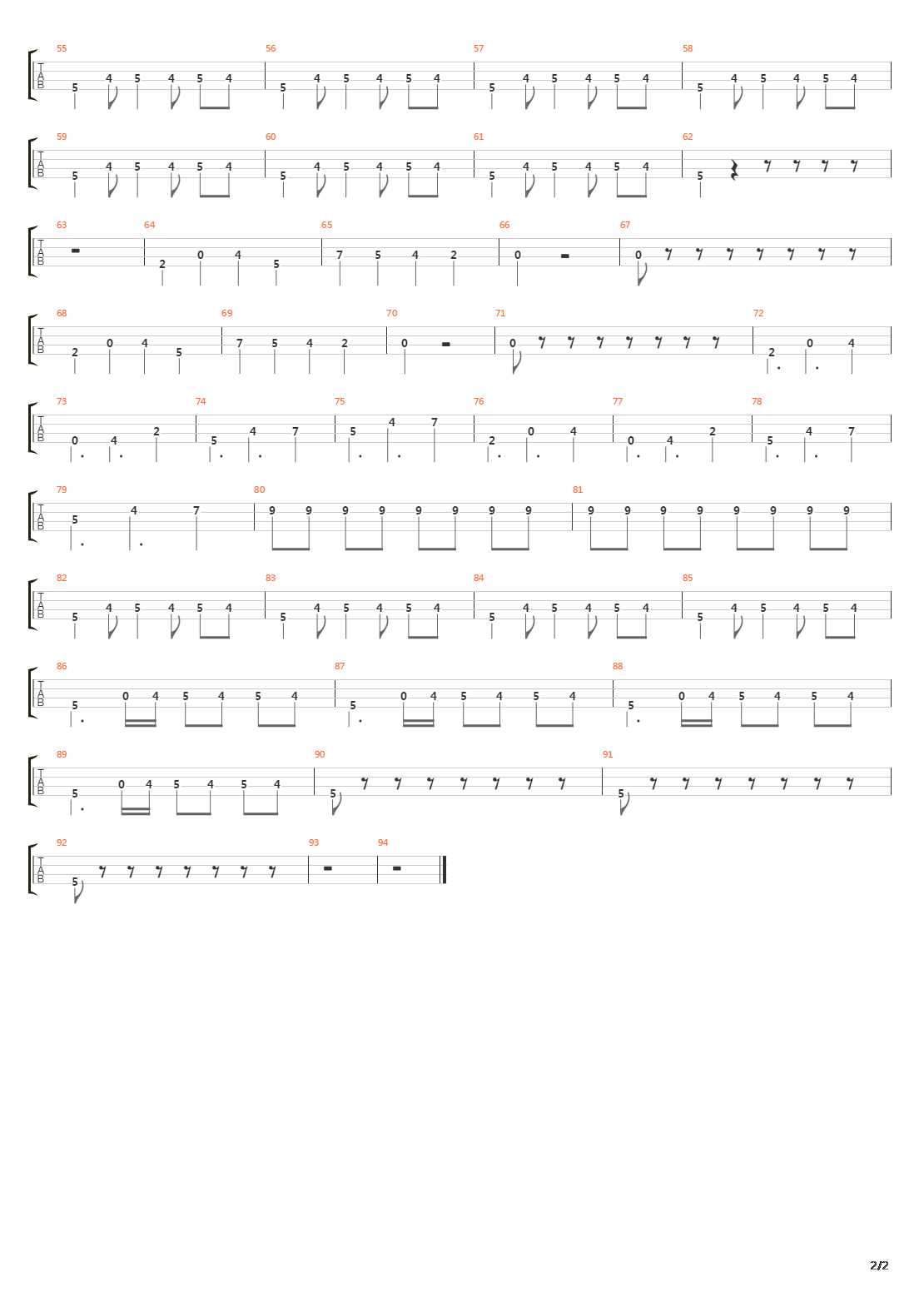 Slight Figure Of Speech吉他谱