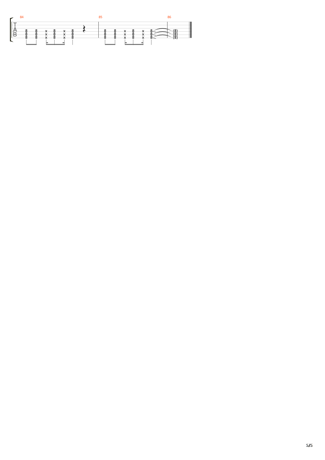 Said And Done吉他谱
