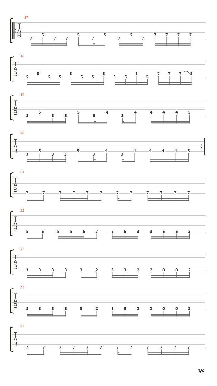 A Song For The Helenas吉他谱
