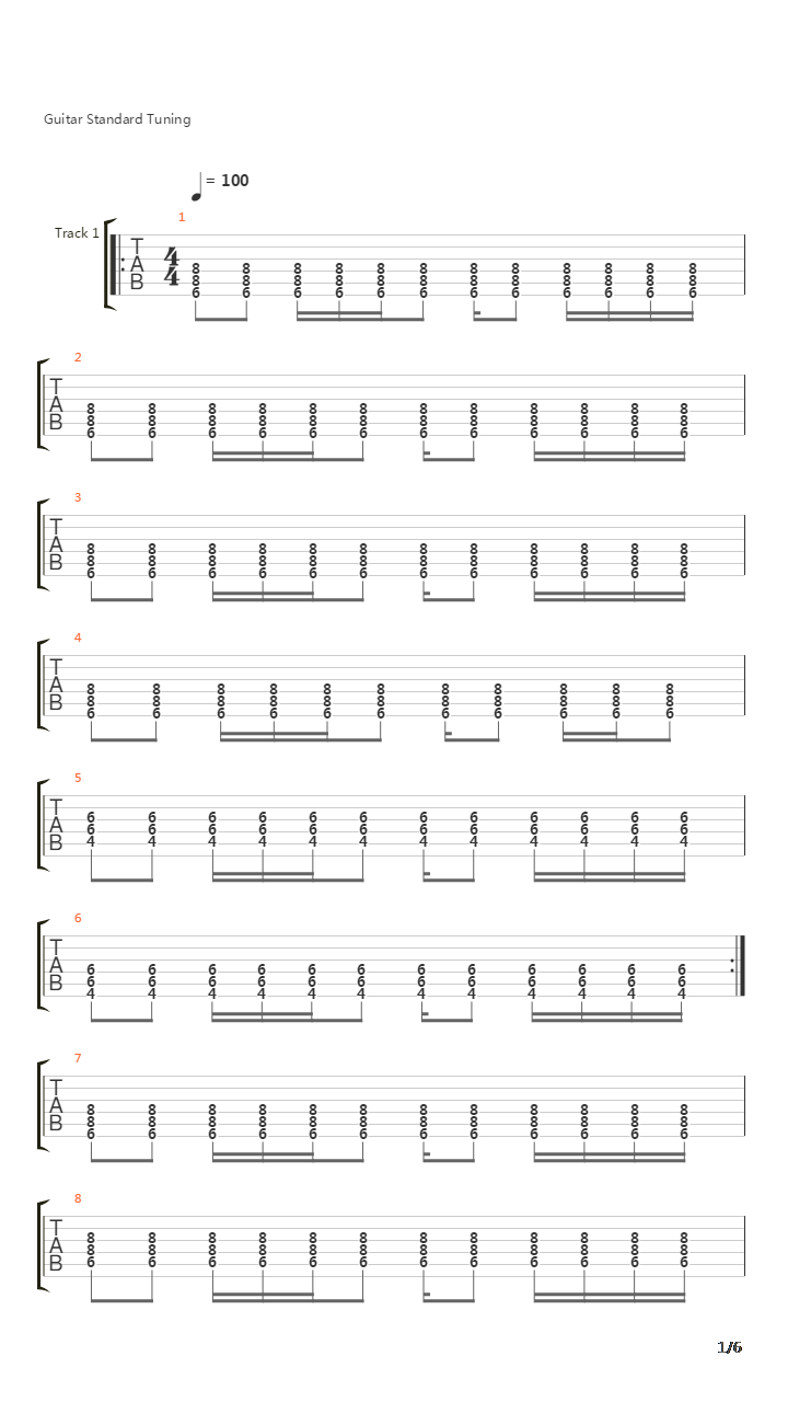 Indecision吉他谱