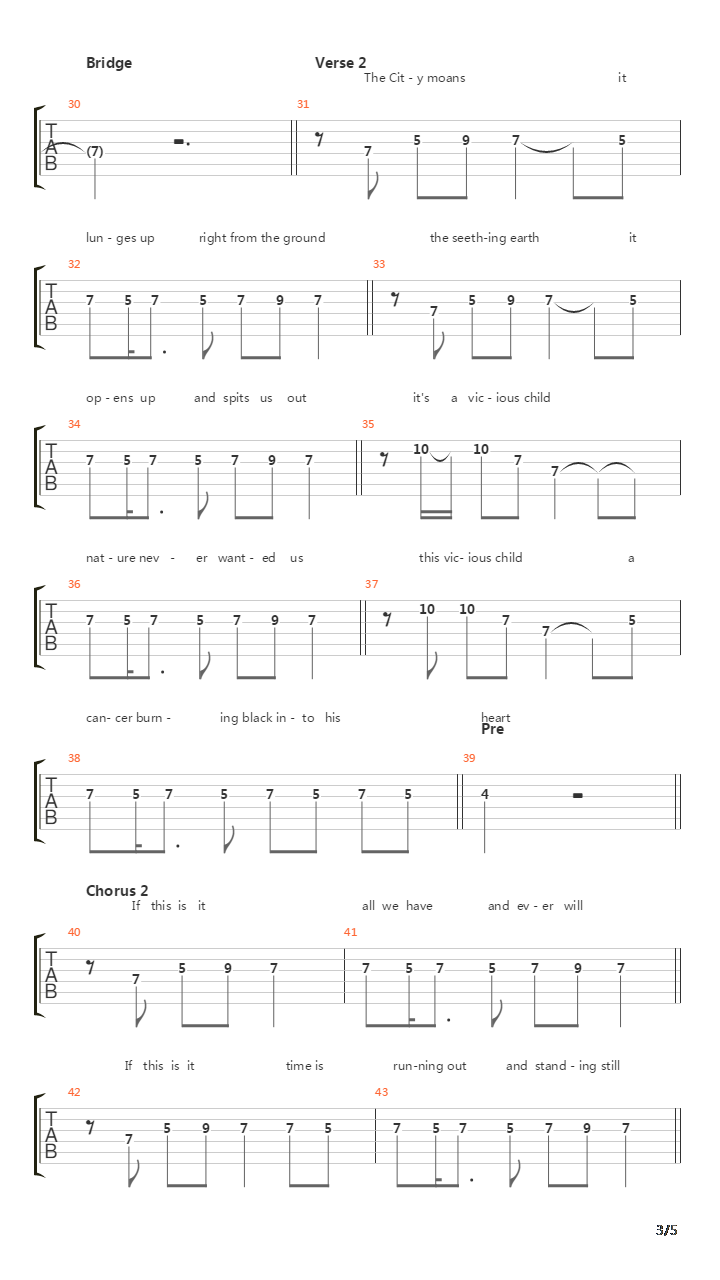Above And Below吉他谱