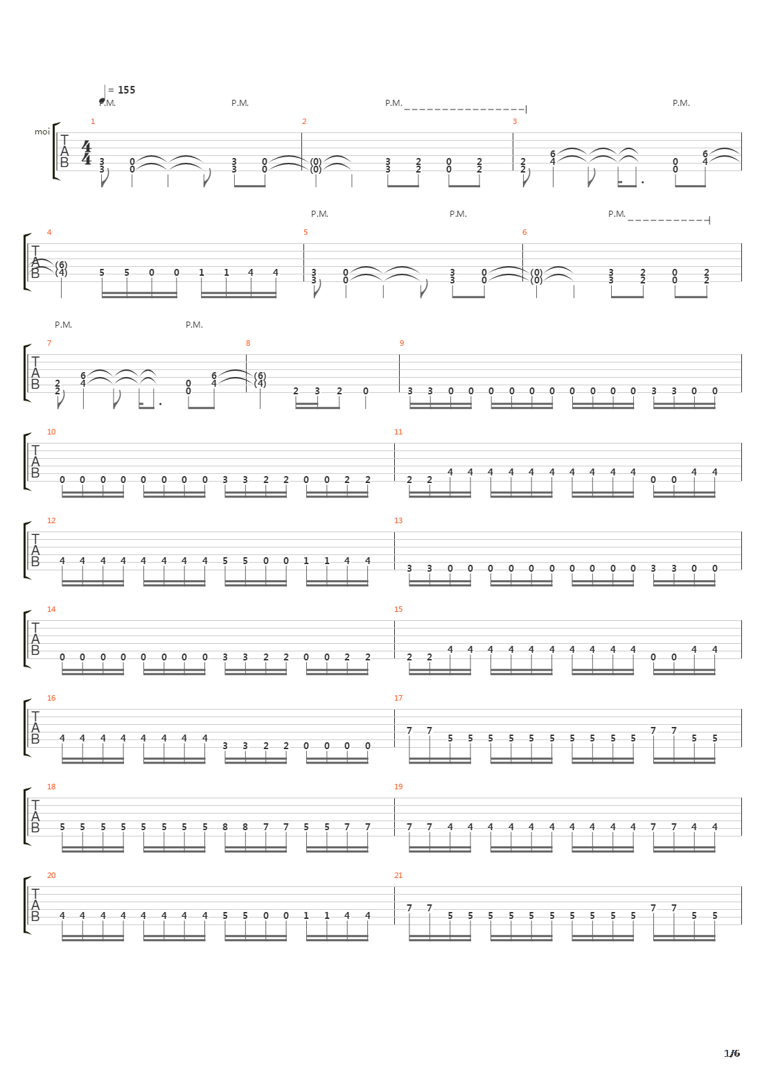 Shroud Of The End吉他谱