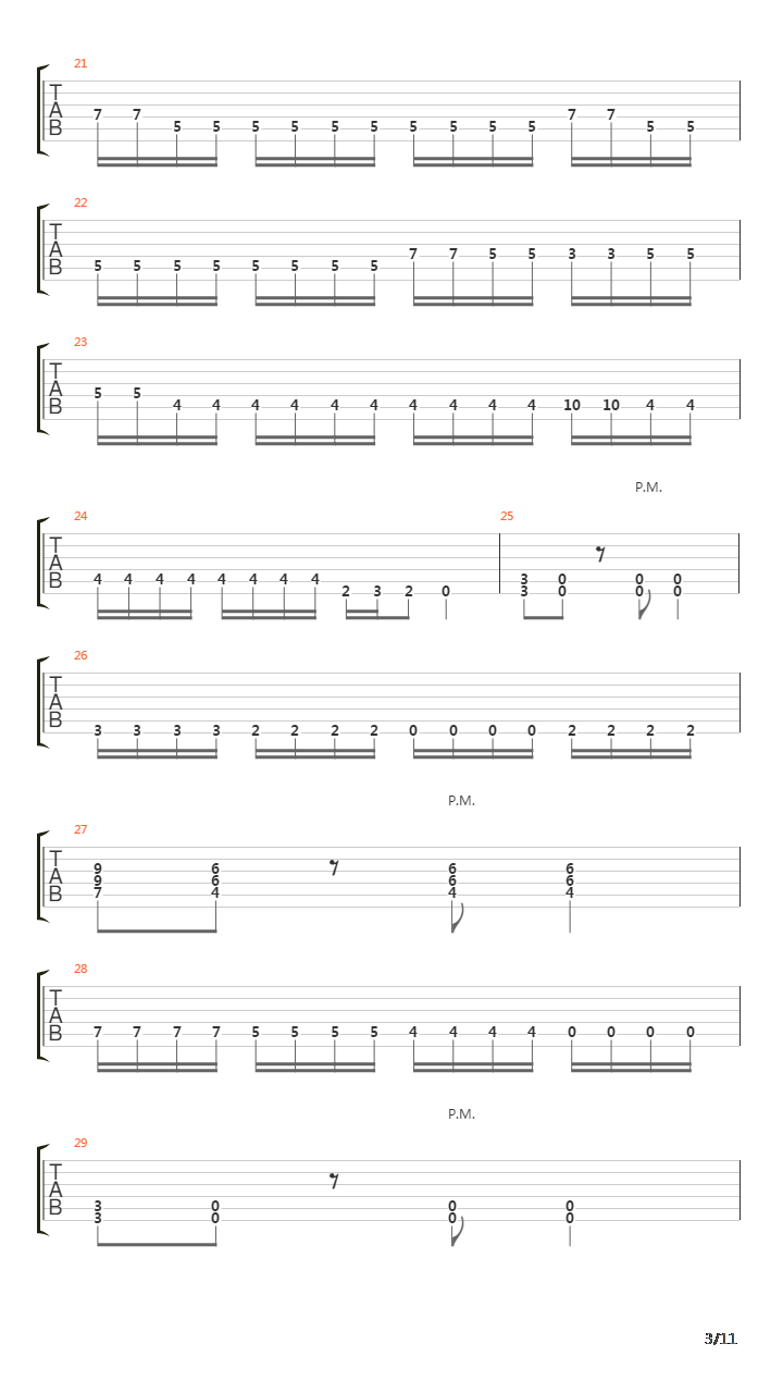 Shroud Of The End吉他谱