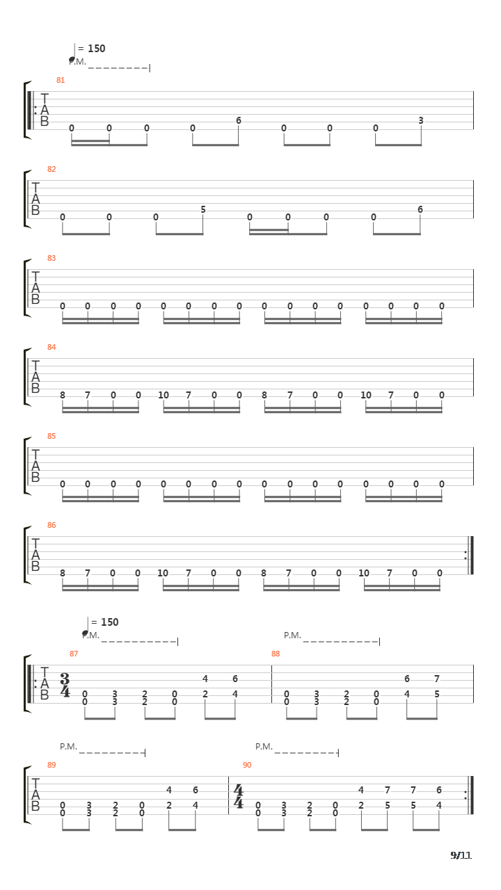 Shroud Of The End吉他谱