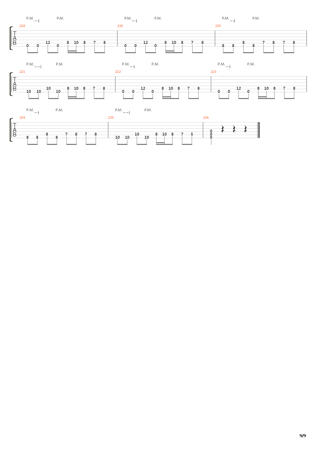 The Hunt吉他谱