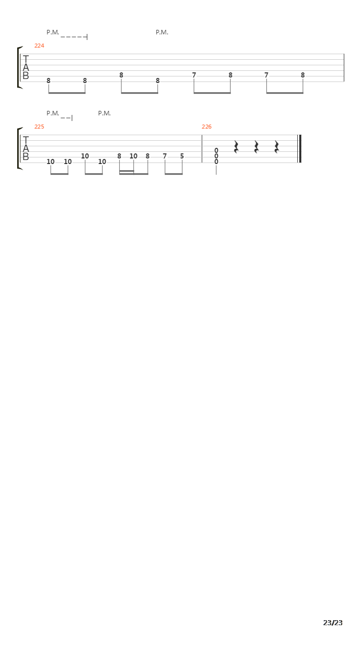 The Hunt吉他谱