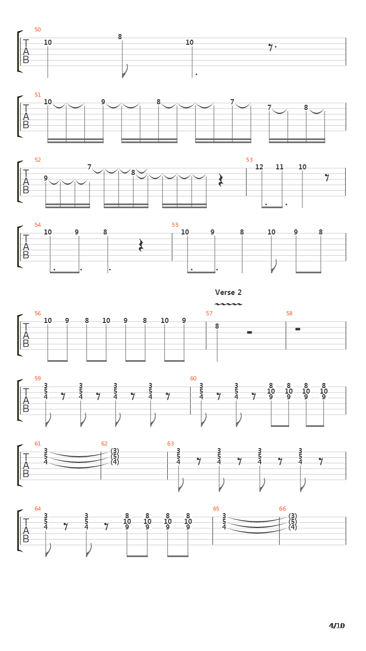 Main Serong吉他谱