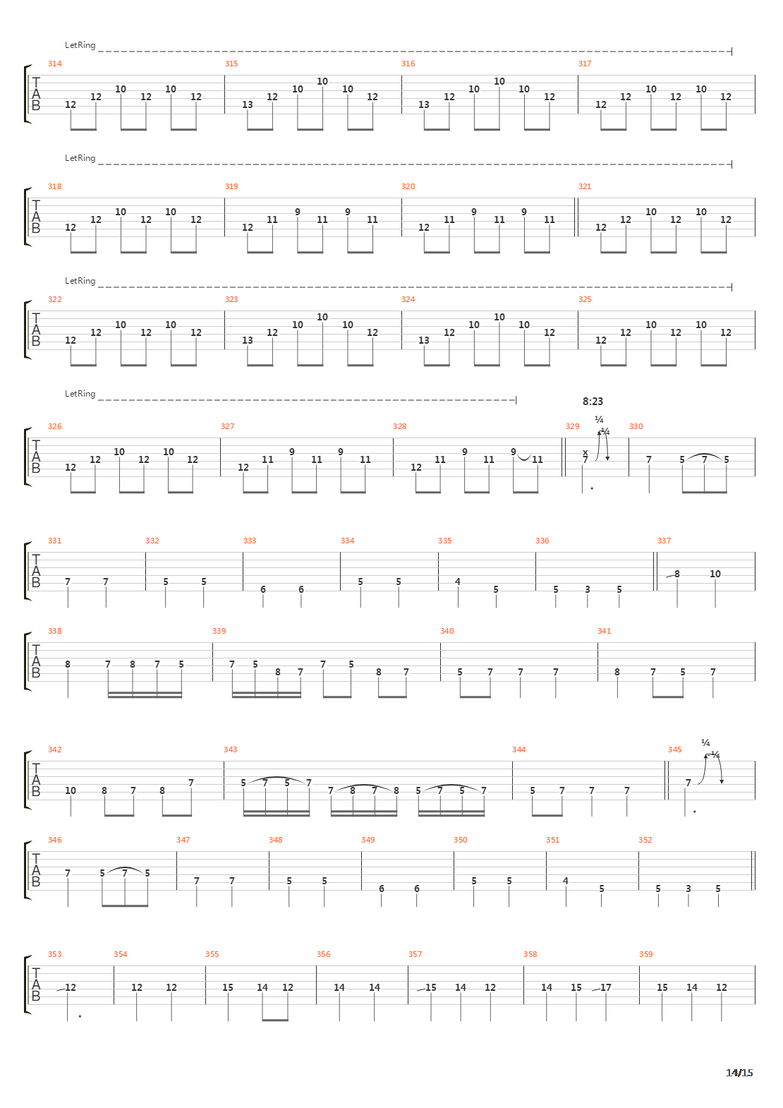 Procession To The Infraworld吉他谱