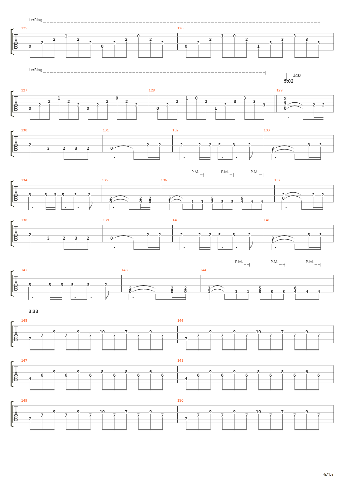 Procession To The Infraworld吉他谱
