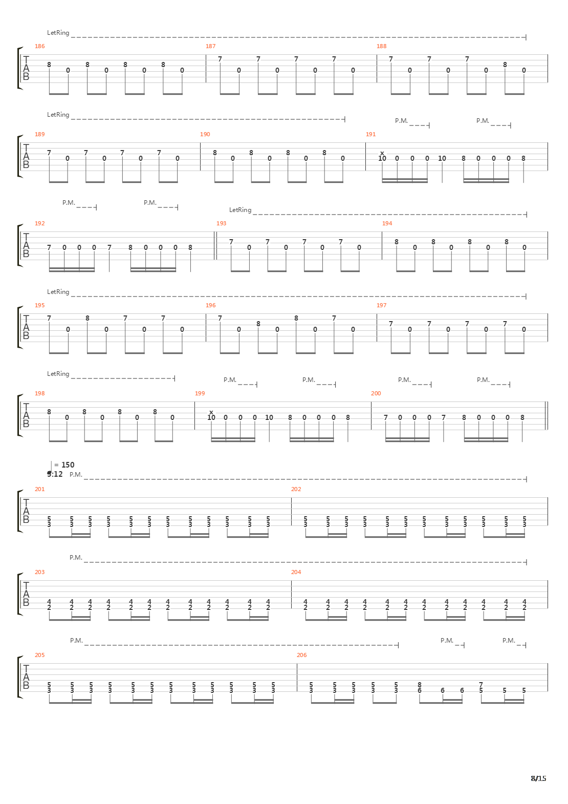 Procession To The Infraworld吉他谱