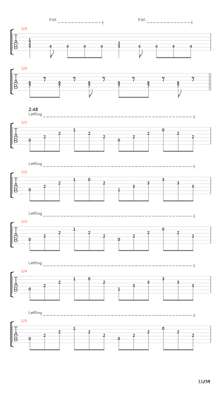 Procession To The Infraworld吉他谱