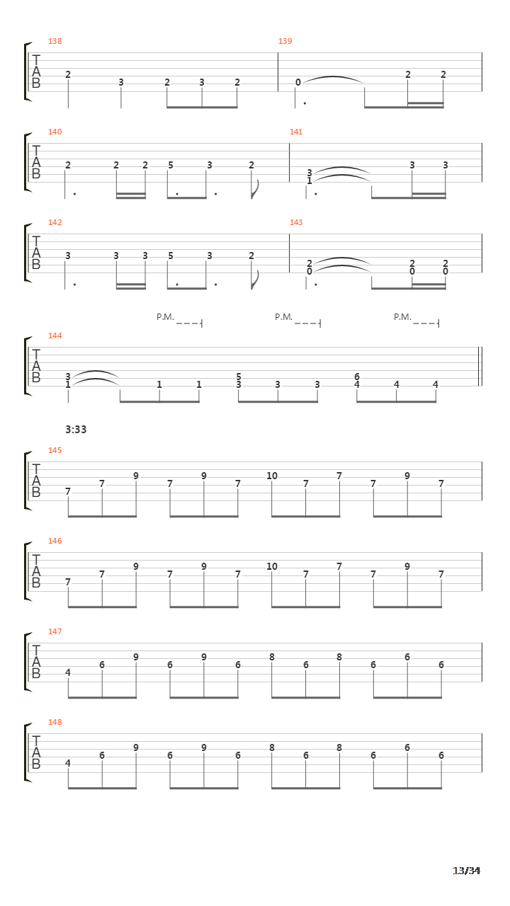 Procession To The Infraworld吉他谱