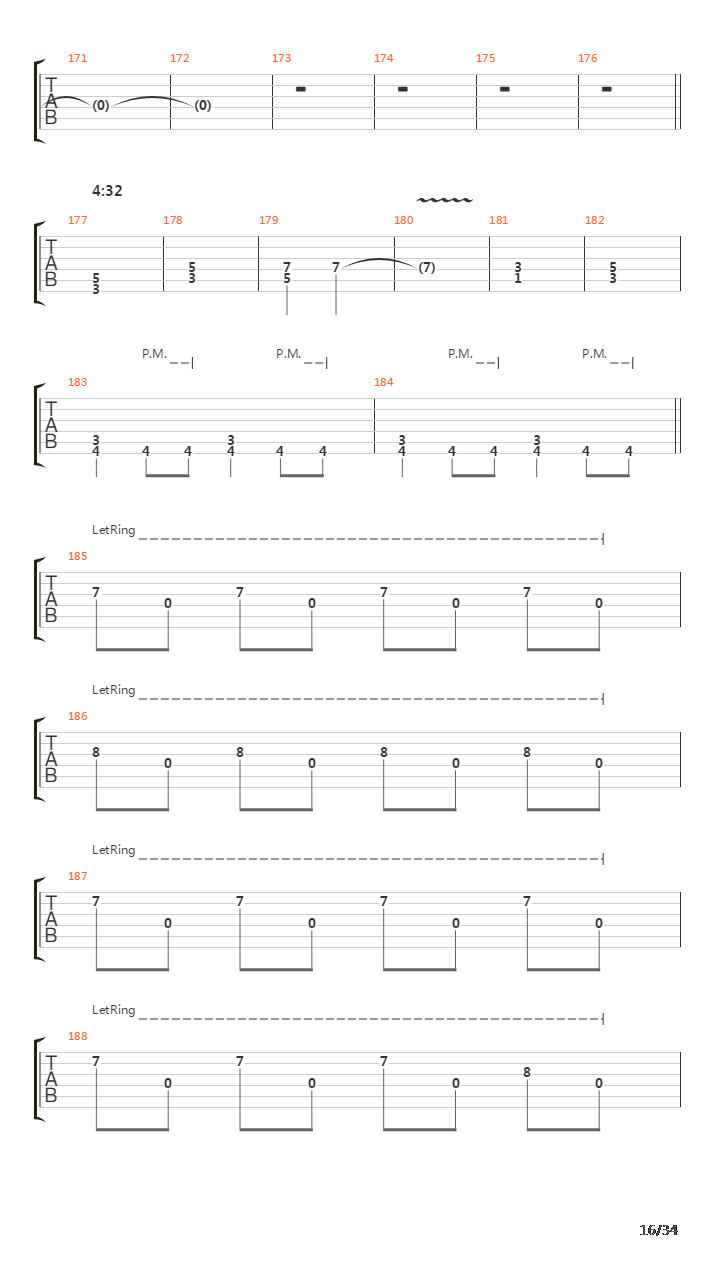 Procession To The Infraworld吉他谱