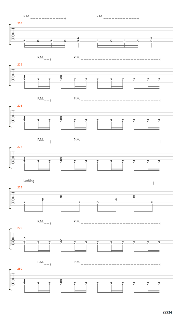 Procession To The Infraworld吉他谱