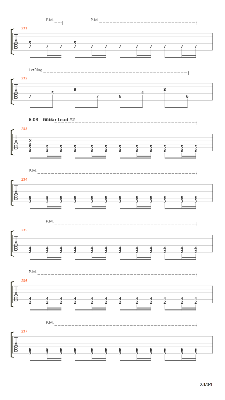Procession To The Infraworld吉他谱