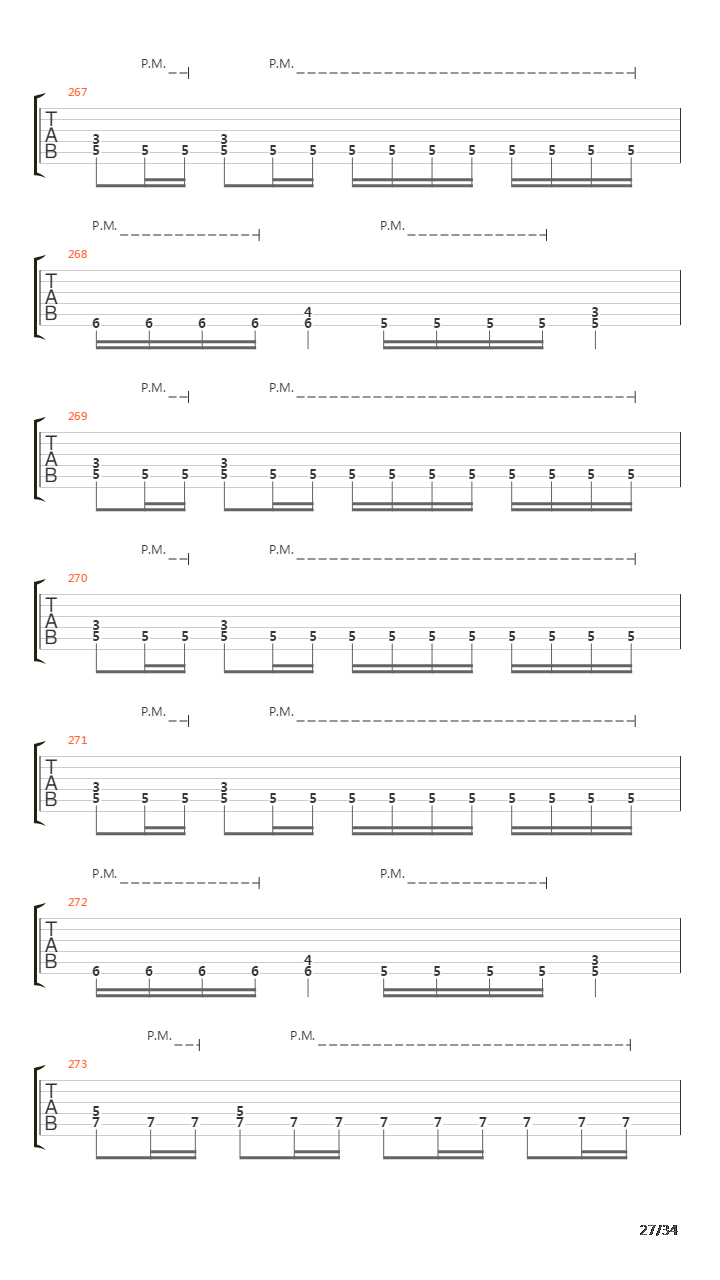 Procession To The Infraworld吉他谱