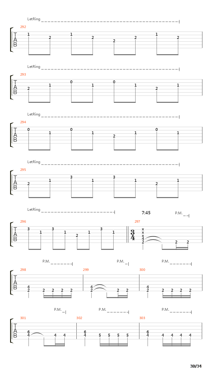 Procession To The Infraworld吉他谱