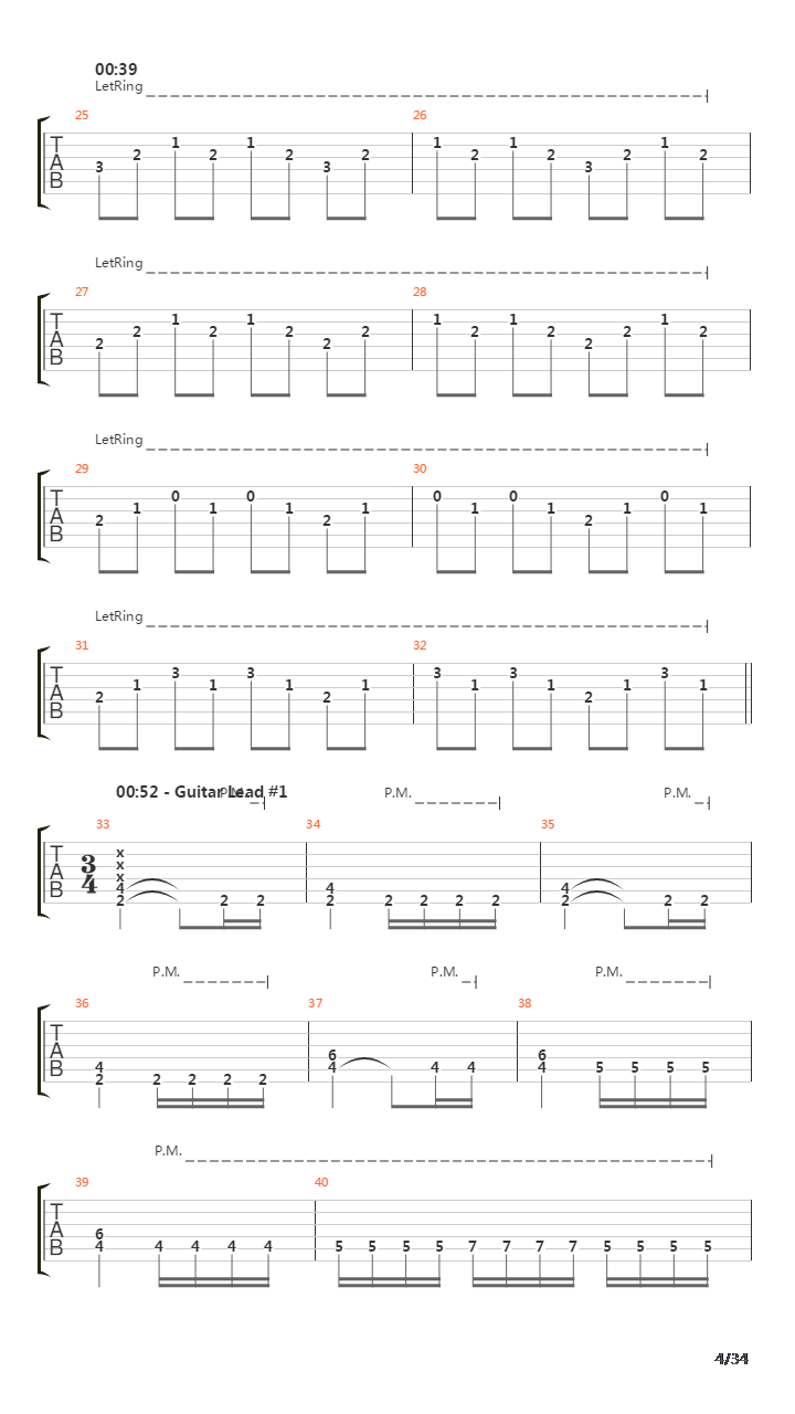 Procession To The Infraworld吉他谱
