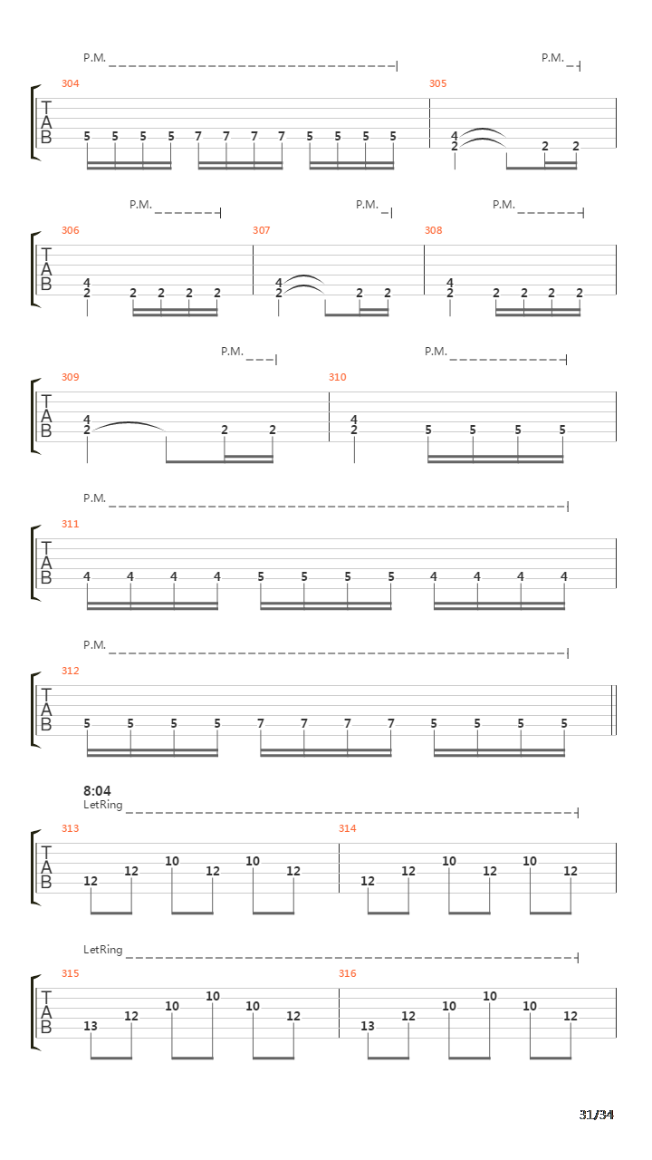 Procession To The Infraworld吉他谱